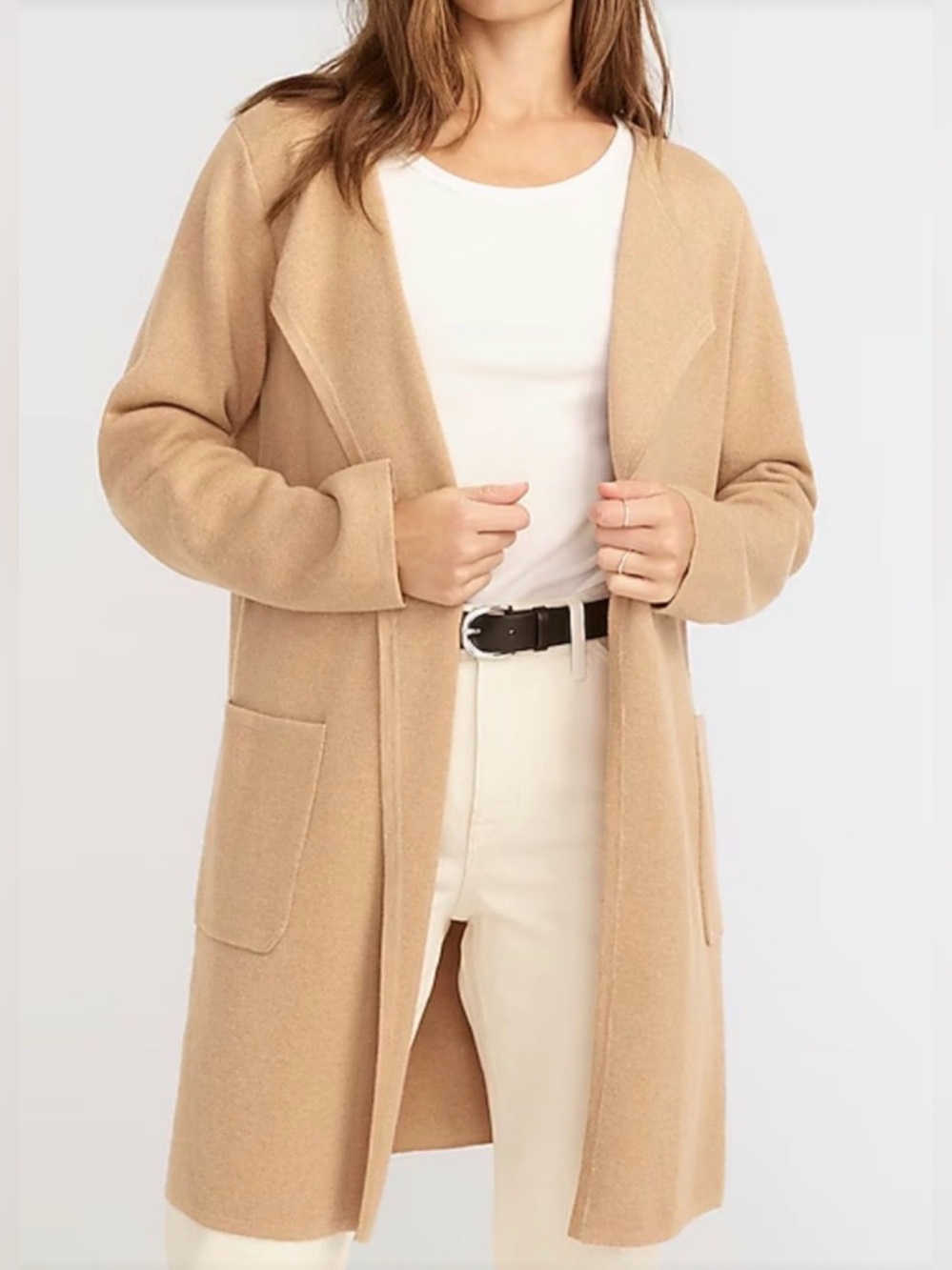 J.Crew Juliette Collarless Sweater-Blazer